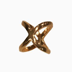 Scarf Ring  DOUBLE CROSSED SCARF RING